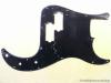 BARE PRECISION BASS GUITAR PICKGUARD SOLID BLACK A